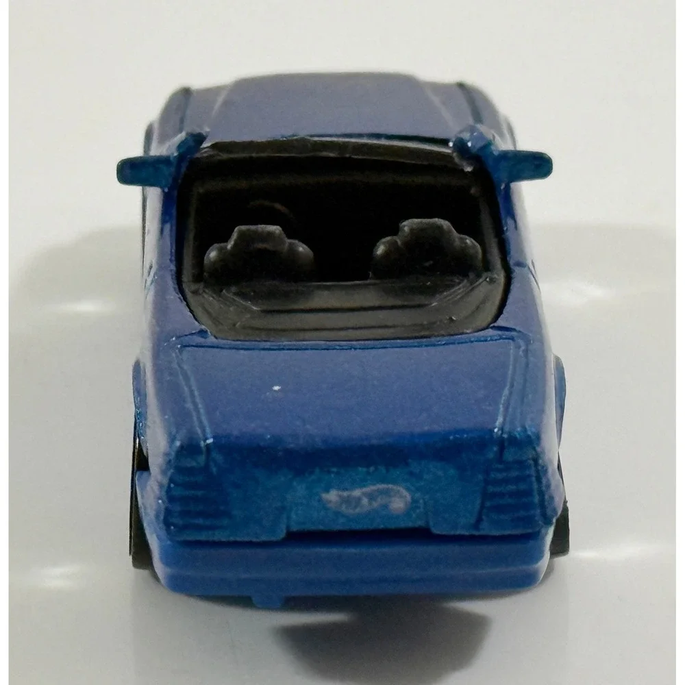 Hot Wheels Mercedes-Benz 500SL Kids 1:64 Blue Metallic Convertible Toy Car 1989